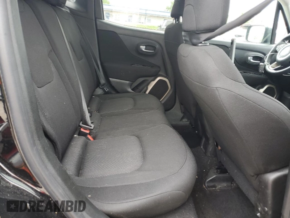 2017 Jeep Renegade Sport with VIN ZACCJAAB6HPF81011, listed as a Copart auction lot 55580935 with 150,743 mi miles and Salvage title. Bid and sale history available at DreamBid. Image 10.