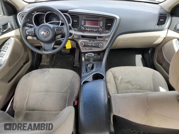 2015 Kia Optima LX with VIN KNAGM4A70F5636996, listed as a Copart auction lot 47571015 with 141,234 mi miles and Salvage Title. Bid and sale history available at carsss.com. Image 8.