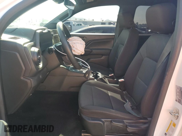 2023 Chevrolet Colorado 4WD Work Truck with VIN 1GCGTBEC9P1197906, listed as a Copart auction lot 45225455 with 45,087 mi miles and Salvage title. Bid and sale history available at DreamBid. Image 7.