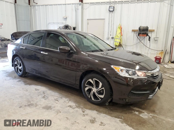 2017 Honda Accord Sedan LX with VIN 1HGCR2F30HA193046, listed as a Copart auction lot 68991204 with 222,837 mi miles and Salvage Title. Bid and sale history available at carsss.com. Image 4.