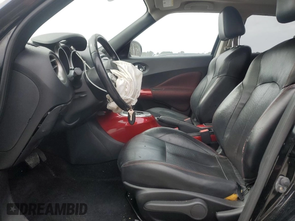 2012 Nissan Juke SL with VIN JN8AF5MV9CT124636, listed as a Copart auction lot 48224605 with 133,730 mi miles and Salvage Title. Bid and sale history available at DreamBid. Image 7.