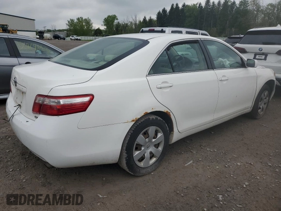 2007 Toyota Camry CE with VIN 4T1BE46K77U602323, listed as a Copart auction lot 54970004 with 121,351 mi miles and Salvage Title. Bid and sale history available at carsss.com. Image 3.