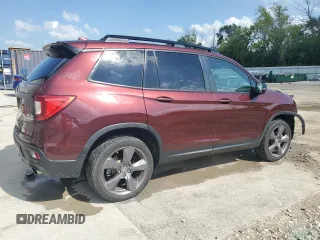 2021 Honda Passport Touring with VIN 5FNYF8H92MB022995, listed as a Copart auction lot 65327265 with 29,718 mi miles and Non repairable. Bid and sale history available at DreamBid. Image 3.