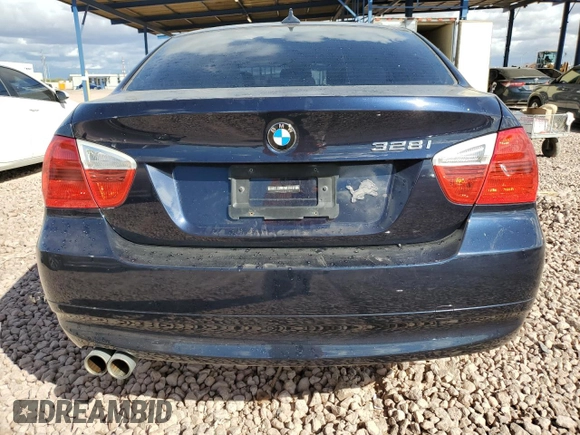 2008 BMW 3 Series 328i with VIN WBAVC53548FZ82073, listed as a Copart auction lot 46715705 with 92,516 mi miles and Salvage Title. Bid and sale history available at DreamBid. Image 6.