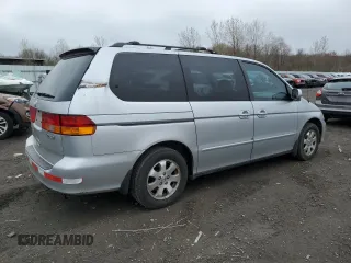 2003 Honda Odyssey EX-L z VIN 5FNRL18983B043014, wystawiony jako Copart lot #52568405 z przebiegiem 194 266 mil mil oraz Czysty tytuł • Clean title. Historia ofert i sprzedaży dostępna na DreamBid. Obrazek 3.