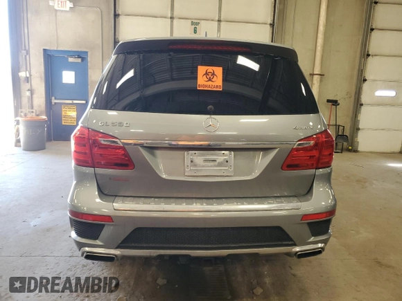 2015 Mercedes-Benz GL-Class GL 550 with VIN 4JGDF7DE9FA528682, listed as a Copart auction lot 50275955 with 0 mi miles and Non Repairable. Bid and sale history available at carsss.com. Image 6.
