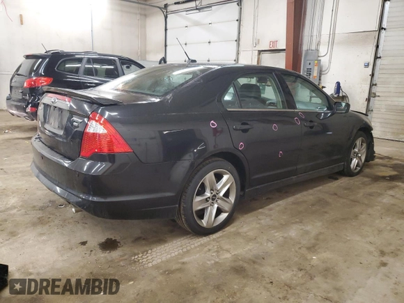 2012 Ford Fusion SPORT with VIN 3FAHP0DC0CR269872, listed as a Copart auction lot 48330765 with 171,330 mi miles and Salvage Title. Bid and sale history available at carsss.com. Image 3.