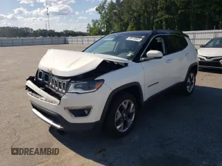 2019 Jeep Compass Limited with VIN 3C4NJDCB0KT841958, listed as a Copart auction lot 58418865 with 46,781 mi miles and Salvage title. Bid and sale history available at DreamBid. Image 1.