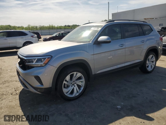 2021 Volkswagen Atlas SE z VIN 1V2HR2CA4MC553861, wystawiony jako Copart lot #54201785 z przebiegiem 65 137 mil mil oraz Szkoda całkowita • Salvage title. Historia ofert i sprzedaży dostępna na DreamBid. Obrazek 1.