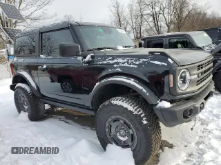 2023 Ford Bronco with VIN 1FMDE5AH2PLA91748, listed as a Copart auction lot 51133005 with Not provided miles and Salvage title. Bid and sale history available at DreamBid. Image 4.