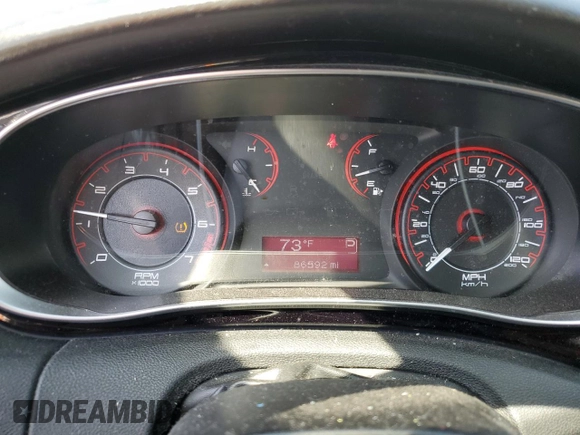 2013 Dodge Dart SXT with VIN 1C3CDFBA0DD186104, listed as a Copart auction lot 51106675 with 86,592 mi miles and Clean Title. Bid and sale history available at DreamBid. Image 9.