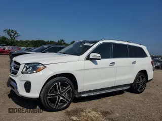 2017 Mercedes-Benz GLS 450 with VIN 4JGDF6EE2HA809590, listed as a Copart auction lot 67497034 with 127,943 mi miles and Salvage Title. Bid and sale history available at DreamBid. Image 1.