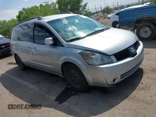 2005 Nissan Quest z VIN 5N1BV28U65N116192, wystawiony jako IAAI lot #42525837 z przebiegiem 130 628 mil mil oraz . Historia ofert i sprzedaży dostępna na DreamBid. Obrazek 1.
