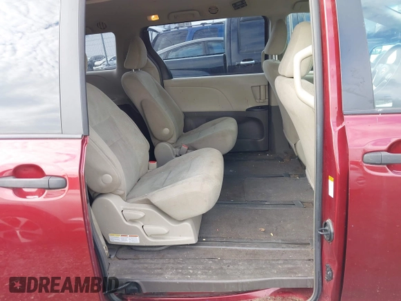 2016 Toyota Sienna L with VIN 5TDZK3DC7GS752874, listed as a IAAI auction lot 42509340 with 100,051 mi miles and . Bid and sale history available at DreamBid. Image 8.