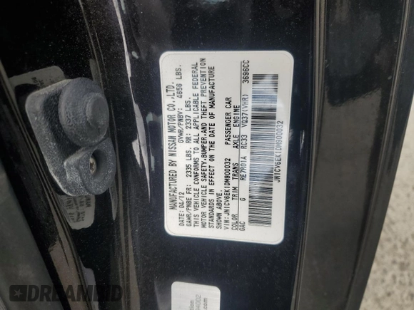 2013 Infiniti G37 IPL with VIN JN1CV6EK1DM900032, listed as a Copart auction lot 54853805 with 120,951 mi miles and Salvage Title. Bid and sale history available at DreamBid. Image 12.
