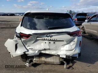 2022 Infiniti QX50 LUXE with VIN 3PCAJ5BB4NF107154, listed as a Copart auction lot 42531093 with 13,758 mi miles. Bid and sale history available at carsss.com. Image 6.