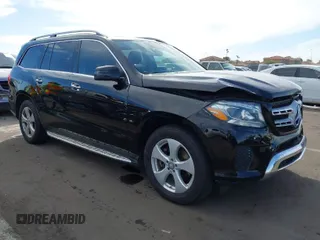 2017 Mercedes-Benz GLS 450 with VIN 4JGDF6EE4HA751658, listed as a IAAI auction lot 41509317 with 129,562 mi miles and . Bid and sale history available at DreamBid. Image 1.