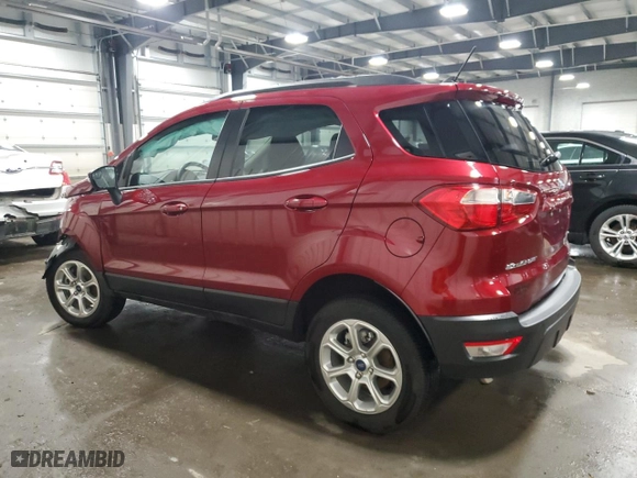 2020 Ford EcoSport SE with VIN MAJ6S3GL2LC384880, listed as a Copart auction lot 44549105 with 9,395 mi miles and Salvage Title. Bid and sale history available at carsss.com. Image 2.