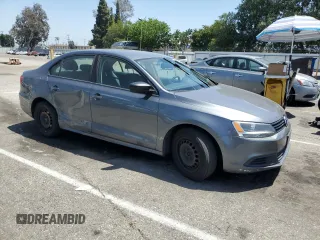 2012 Volkswagen Jetta S with VIN 3VW2K7AJXCM376416, listed as a Copart auction lot 56634835 with 112,086 mi miles and Salvage title. Bid and sale history available at DreamBid. Image 4.