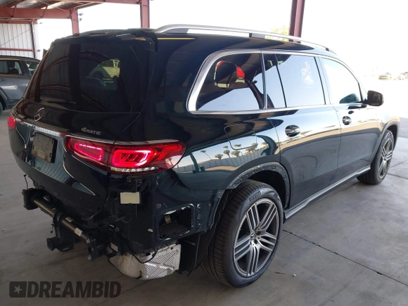 2021 Mercedes-Benz GLS 450 z VIN 4JGFF5KE5MA455372, wystawiony jako IAAI lot #42003413 z przebiegiem 73 909 mil mil oraz . Historia ofert i sprzedaży dostępna na DreamBid. Obrazek 4.