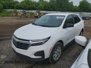 2022 Chevrolet Equinox LS z VIN 3GNAXHEV0NS205912, wystawiony jako Copart lot #59129475 z przebiegiem 186 083 mil mil oraz Czysty tytuł • Clean title. Historia ofert i sprzedaży dostępna na DreamBid. Obrazek 1.
