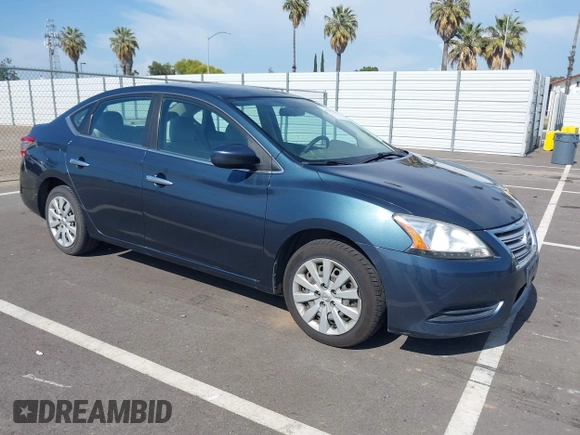 2014 Nissan Sentra S with VIN 3N1AB7APXEY242829, listed as a IAAI auction lot 42161249 with 164,001 mi miles and . Bid and sale history available at DreamBid. Image 1.