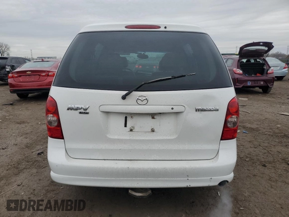 2003 Mazda MPV LX z VIN JM3LW28J030367920, wystawiony jako Copart lot #86122524 z przebiegiem 190 138 mil mil oraz Szkoda całkowita • Salvage title. Historia ofert i sprzedaży dostępna na DreamBid. Obrazek 6.