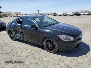 2014 Mercedes-Benz CLA 250 with VIN WDDSJ4EB9EN151538, listed as a Copart auction lot 62031605 with 91,054 mi miles and Salvage title. Bid and sale history available at DreamBid. Image 4.