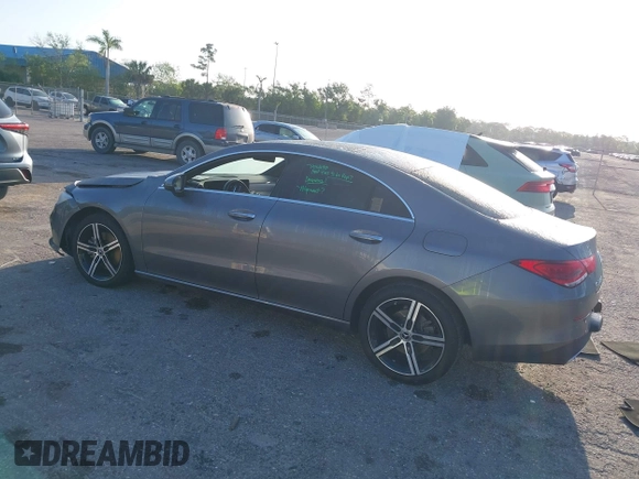 2023 Mercedes-Benz CLA 250 with VIN W1K5J4GB4PN382621, listed as a IAAI auction lot 41976006 with 37,176 mi miles and . Bid and sale history available at DreamBid. Image 3.