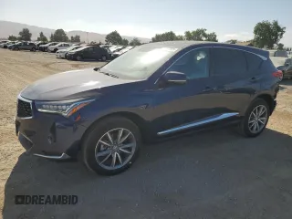 2024 Acura RDX Technology with VIN 5J8TC2H52RL038696, listed as a Copart auction lot 61482265 with 4,489 mi miles and Salvage title. Bid and sale history available at DreamBid. Image 1.