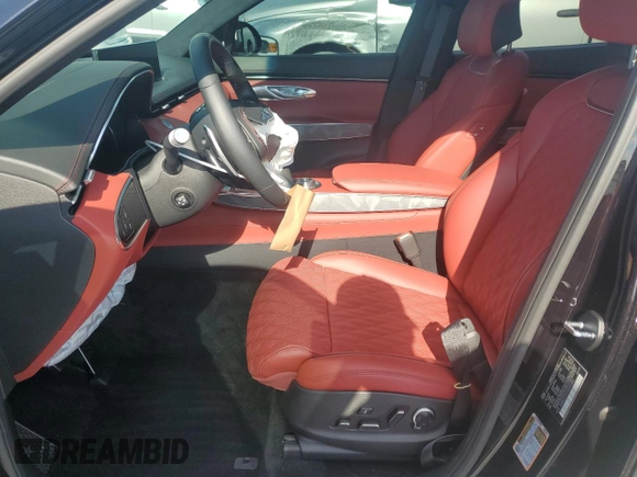 2025 Genesis GV70 Sport with VIN 5NMMCDTC0SH031404, listed as a Copart auction lot 56871775 with 1,687 mi miles and Salvage title. Bid and sale history available at DreamBid. Image 7.