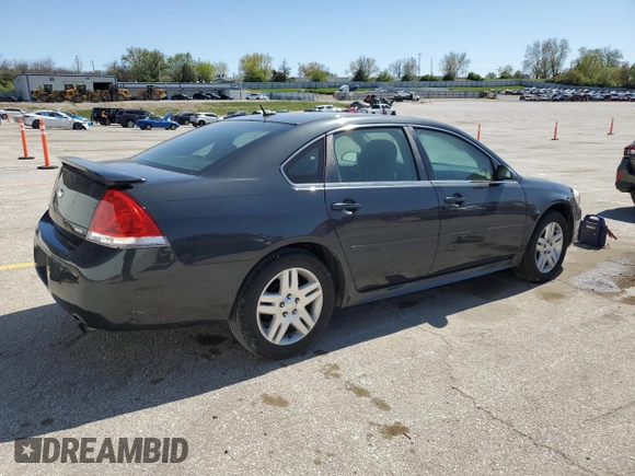 2013 Chevrolet Impala LT with VIN 2G1WB5E36D1174386, listed as a Copart auction lot 52981755 with 76,455 mi miles and Salvage Title. Bid and sale history available at DreamBid. Image 3.
