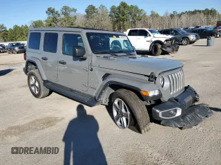 2022 Jeep Wrangler Unlimited Sahara с VIN 1C4HJXEG2NW115847, выставлен на аукционе Copart как лот 45678015 с пробегом Не указан миль и Списание • Salvage title. История ставок и продаж доступна на DreamBid. Изображение 4.