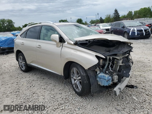 2015 Lexus RX 350 with VIN 2T2BK1BA6FC270388, listed as a Copart auction lot 56511245 with Not provided miles and Salvage title. Bid and sale history available at DreamBid. Image 4.