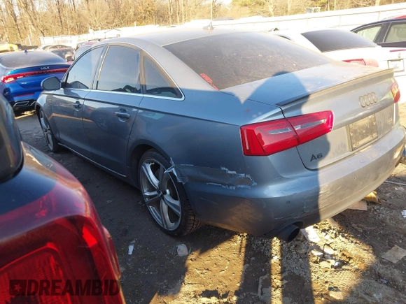 2012 Audi A6 3.0T Premium Plus with VIN WAUGGAFC6CN108855, listed as a IAAI auction lot 41328750 with 136,298 mi miles. Bid and sale history available at carsss.com. Image 3.