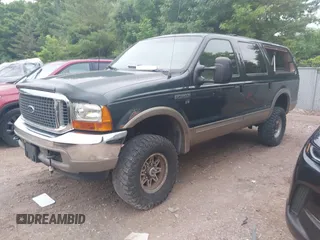 2001 Ford Excursion Limited z VIN 1FMSU43FX1EA39618, wystawiony jako IAAI lot #42519412 z przebiegiem 240 439 mil mil oraz . Historia ofert i sprzedaży dostępna na DreamBid. Obrazek 2.