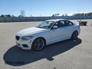 2015 BMW 2 Series 228i with VIN WBA1F5C56FV343489, listed as a Copart auction lot 43432594 with 109,196 mi miles. Bid and sale history available at carsss.com. Image 1.