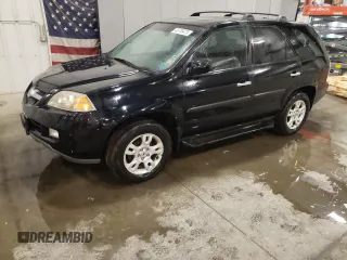 2005 Acura MDX Touring with VIN 2HNYD18705H552349, listed as a Copart auction lot 48758475 with 223,091 mi miles and Salvage Title. Bid and sale history available at carsss.com. Image 1.