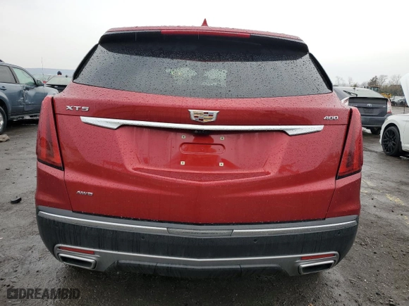 2021 Cadillac XT5 AWD Premium Luxury with VIN 1GYKNDRS2MZ151150, listed as a Copart auction lot 47026545 with 26,686 mi miles and Salvage Title. Bid and sale history available at carsss.com. Image 6.