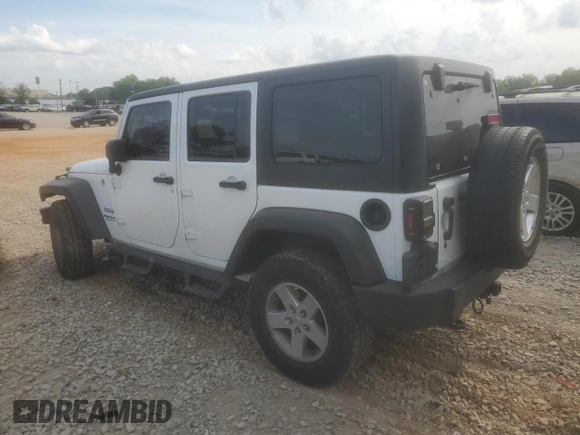 2017 Jeep Wrangler Unlimited Sport with VIN 1C4BJWDG6HL709901, listed as a Copart auction lot 55262645 with 100,887 mi miles and Salvage title. Bid and sale history available at DreamBid. Image 2.