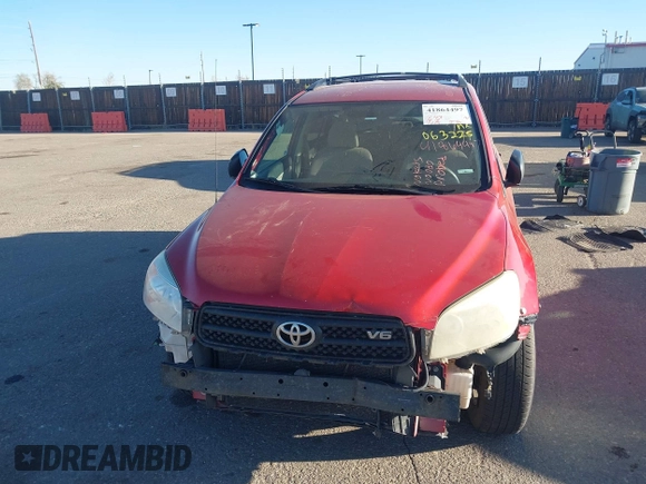 2008 Toyota RAV4 with VIN JTMBK33V485063225, listed as a IAAI auction lot 41864497 with 1 mi miles. Bid and sale history available at carsss.com. Image 12.