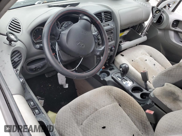 2006 Hyundai Santa Fe GLS with VIN KM8SC13D56U107014, listed as a Copart auction lot 65614624 with 0 mi miles and Salvage Title. Bid and sale history available at carsss.com. Image 8.