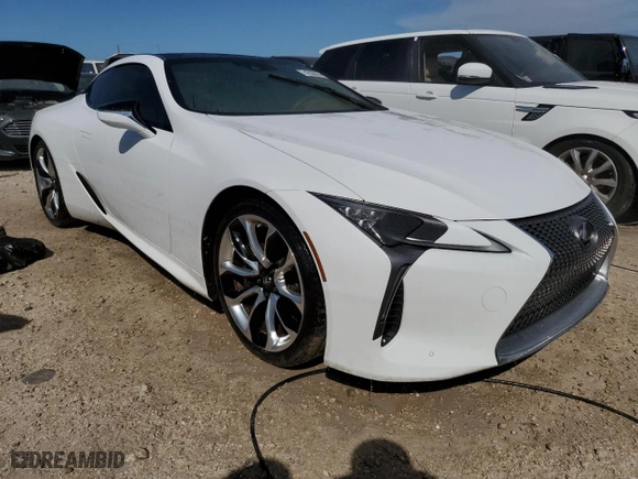 2018 Lexus LC with VIN JTHHP5AY6JA000207, listed as a Copart auction lot 74255074 with 0 mi miles and Non Repairable. Bid and sale history available at carsss.com. Image 4.