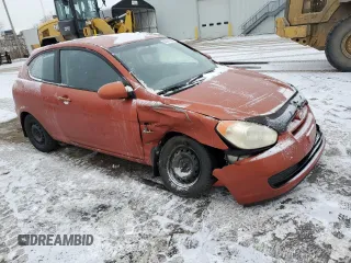 2008 Hyundai Accent Man L with VIN KMHCN35C48U087324, listed as a Copart auction lot 85001354 with 167,667 mi miles and Salvage Title. Bid and sale history available at carsss.com. Image 4.