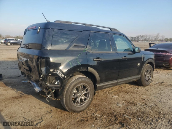 2023 Ford Bronco Sport Big Bend with VIN 3FMCR9B69PRE01240, listed as a Copart auction lot 49718075 with 14,817 mi miles and Salvage Title. Bid and sale history available at carsss.com. Image 3.