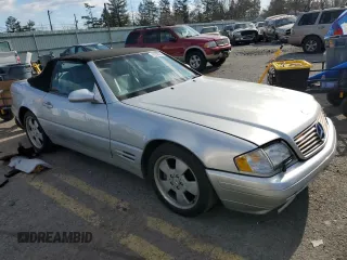 1999 Mercedes-Benz SL-Class with VIN WDBFA68F8XF175735, listed as a Copart auction lot 41658525 with 144,177 mi miles and Salvage Title. Bid and sale history available at carsss.com. Image 4.
