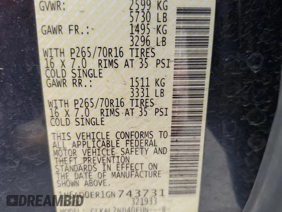 2016 Nissan Frontier Desert Runner z VIN 1N6AD0ER1GN743731, wystawiony jako Copart lot #46523325 z przebiegiem 100 046 mil mil oraz Szkoda całkowita • Salvage title. Historia ofert i sprzedaży dostępna na DreamBid. Obrazek 12.