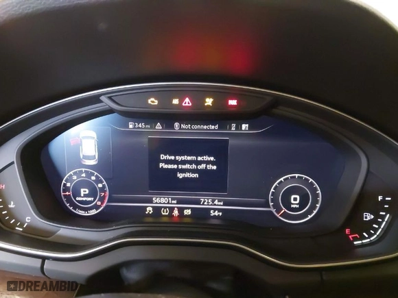 2019 Audi Q5 Premium Plus with VIN WA1BNAFY1K2123370, listed as a IAAI auction lot 41691786 with 56,801 mi miles. Bid and sale history available at carsss.com. Image 7.