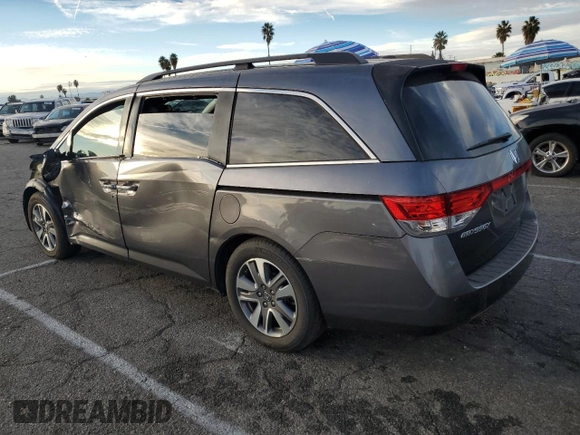 2017 Honda Odyssey Touring с VIN 5FNRL5H9XHB001121, выставлен на аукционе Copart как лот 81855504 с пробегом Не указан миль и Списание • Salvage title. История ставок и продаж доступна на DreamBid. Изображение 2.