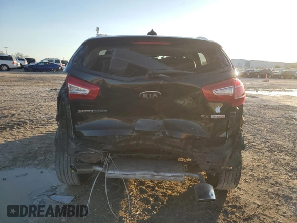 2013 Kia Sportage SX with VIN KNDPCCA68D7447781, listed as a Copart auction lot 85541454 with 136,211 mi miles and Salvage Title. Bid and sale history available at carsss.com. Image 6.